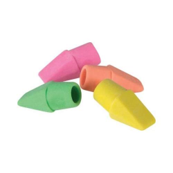 Pencil Top Cap Erasers - Assorted Pack of 12: Amazon.co.uk ...