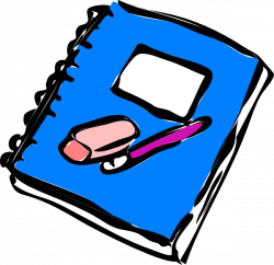 Pencil Writing In Notebook Clipart | Letters Format
