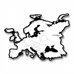 Europe Dry Erase Map | EU Whiteboard DryMaps