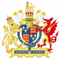 Coat of arms of Queen Elizabeth I,with her personal motto:
