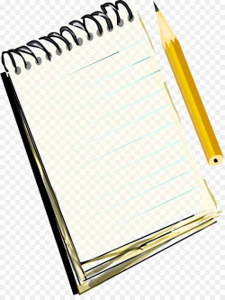Pencil Writing In Notebook Clipart | Writings and Essays Corner