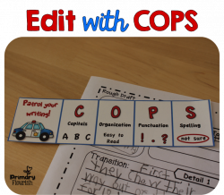 I love this COPS idea to make students editing their own work more ...
