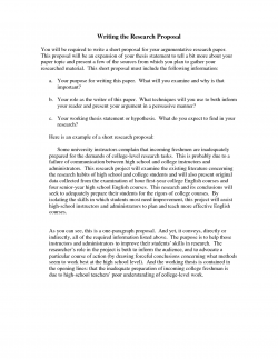 proposal for an essay | MLA Research Paper Proposal Example ...