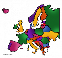 Continents Clip Art by Phillip Martin, Europe