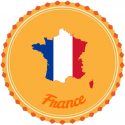 France, Badge, Flair, France, Flag, Europe, Icon #france, #badge ...