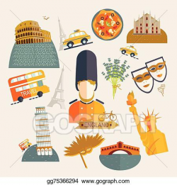 Vector Stock - Travel europe illustrations. Clipart ...