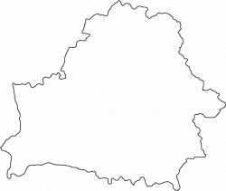 Belarus Outline Map
