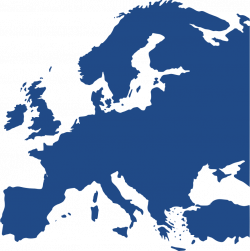 Clipart - Map of Europe (equidistant)