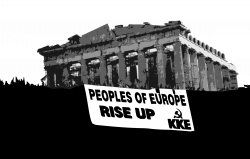 Clipart - peoples of europe rise up kke