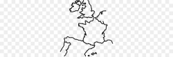 Western Europe Blank map Clip art - europe cliparts
