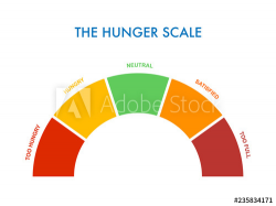 Hunger-fullness scale 0 to 5 for intuitive and mindful ...