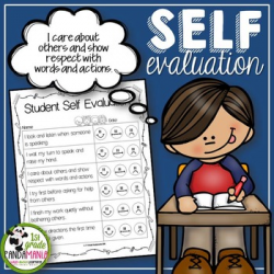 Behavior Management Student Self Evaluation FREEBIE by 1st ...