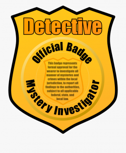 Detective Woman Clipart - Detective Badge Clipart, Cliparts ...