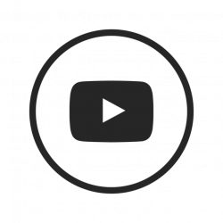 Youtube Icon, Youtube, Black, White PNG and Vector for Free Download