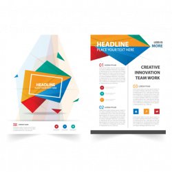 Abstract Brochure report Template for Free Download on Pngtree