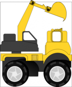 Excavator Clip Art at Clker.com - vector clip art online, royalty ...