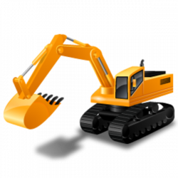 Excavator Icon | Free Images at Clker.com - vector clip art online ...