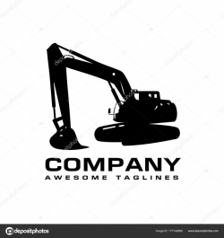 Download Stock illustration clipart Logo Excavator Heavy ...
