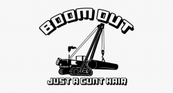 Boom Out Just A Cunt Hair Decal Ⓒ - Side Boom Decal ...