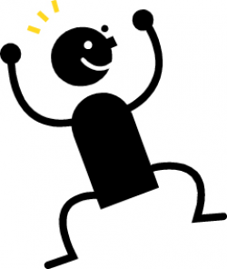 Clip Art Person Excited Clipart