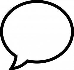 Speech Bubble Svg Png Icon Free Download (#432687) - OnlineWebFonts.COM