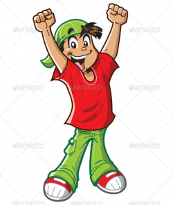 Happy Cheering Boy | Clipart Panda - Free Clipart Images