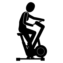 Stationary bicycle Physical exercise Clip art - Exercise ...