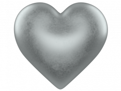 Silver Heart Clipart