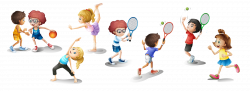 Physical exercise Child Clip art - children playing 1600*584 ...