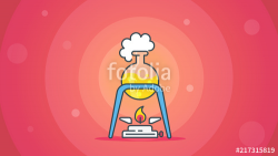 Element of science and technology.Heating experiment.Modern ...