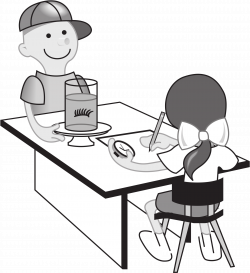 Kids At Table Doing Experiment - Student And School Clipart ...