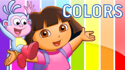 Nickelodeon Dora the Explorer & Boots Learning Colors For Kids Children  Toddler Story Time Adventure