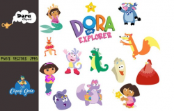 Dora clipart, DORA THE EXPLORER clipart, dora explorer, dora ...