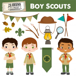 Boy Scout Clipart Scout Boy Clip art Camping Digital Kids Camping Printable  art Explorer Clip art Boys Scouts Troop Camping