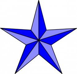 Blue Nautical Star Clip Art at Clker.com - vector clip art online ...