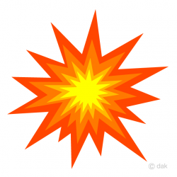 Orange Explosion Clipart Free Picture｜Illustoon