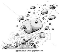 Stock Illustration - Exploding rock. Clip Art gg58106626 ...