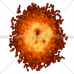 Explosive Background | Production Ready Artwork for T-Shirt Printing