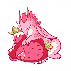 Strawberry Hoarder Pin by faundly on DeviantArt