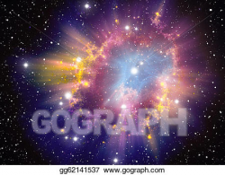 Stock Illustration - Supernova explosion. Clipart gg62141537 ...