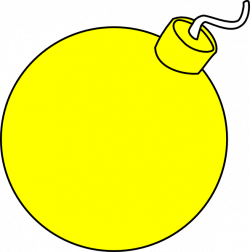 Yellow Bomb Clip Art at Clker.com - vector clip art online, royalty ...