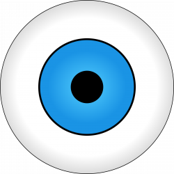 Clipart - Olho Azul / Blue Eye