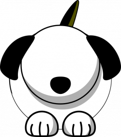 White Dog With No Eyes Clip Art at Clker.com - vector clip art ...