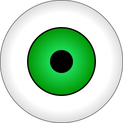 OnlineLabels Clip Art - Olhos Verdes / Green Eye