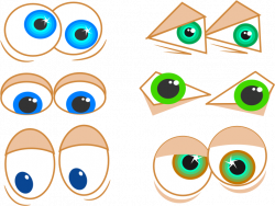 Clipart - Cartoon Eyes