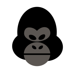 Design a Gorilla -head only- Mascot Logo