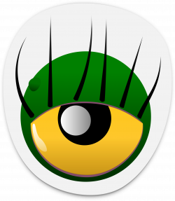 Clipart - monster eye sticker 2