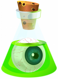 Halloween Poison Potion with Eyeball Transparent PNG Image ...