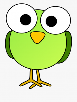 Googly Eyes Clipart - Green Bird Clipart #6762 - Free ...