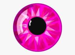 Eyeball Clipart Pink - Clip Art Blue Eyes , Transparent ...